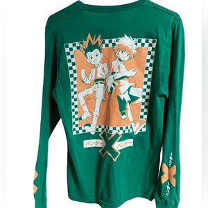Box Lunch Hunter X Hunter ANIME Long Sleeve Graphic T-Shirt Women’s XS RARE OOP